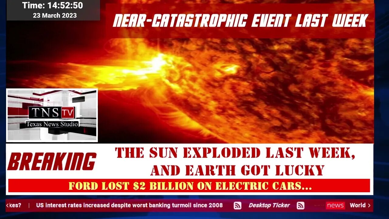 The Sun exploded last week, and Earth got lucky.