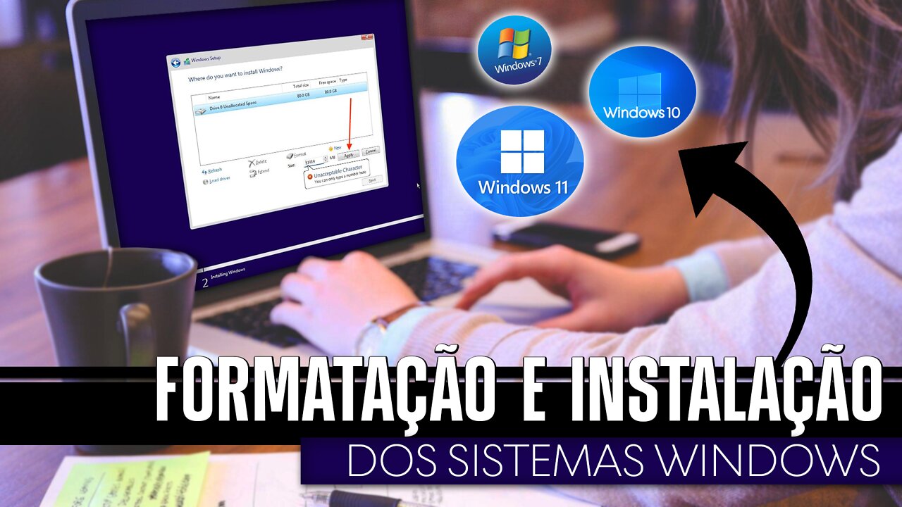 How to FORMAT and INSTALL WINDOWS 7, 10 and 11 on your computer! 2022