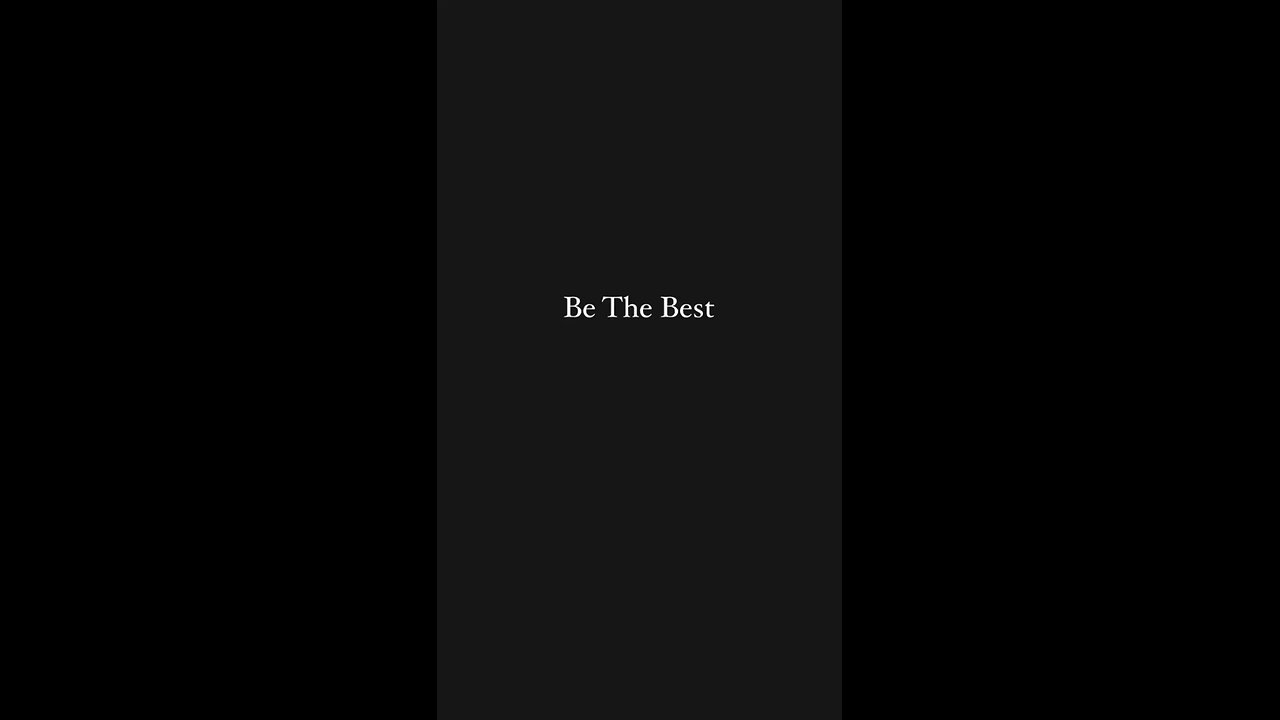 Be The Best #dayodman #motivation #eeyayyahh #motivationalspeaker #positivity