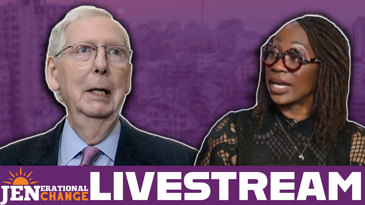 IDF KILLS 100 Starving Palestinians, 100k 'Uncommitted', Nina Turner vs. CNN & McConnell Steps Down