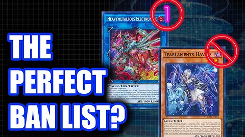 The Perfect Yugioh Banlist?