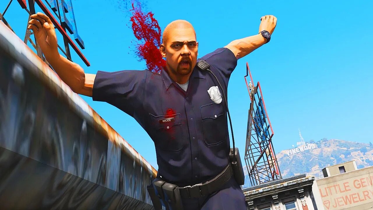 Unbelievable LSPD Ragdoll Physics Vol.2 (GTA 5 Rockstar Editor)