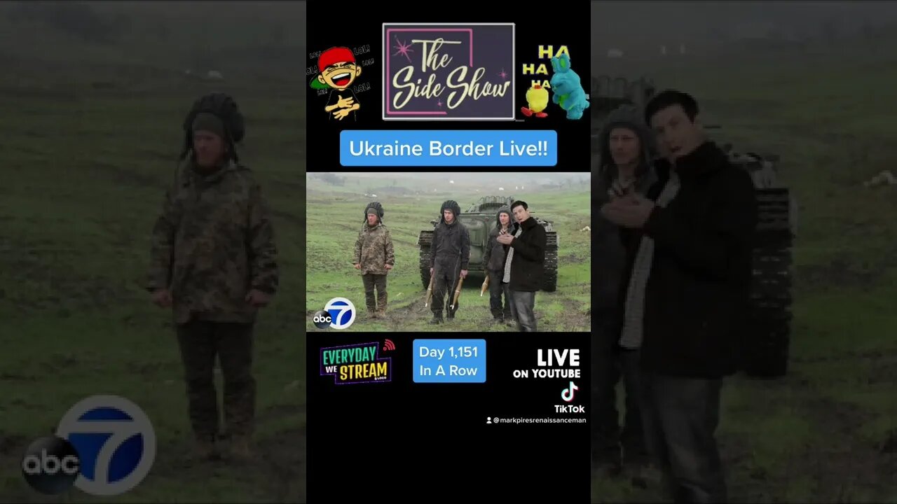 Reporter LIVE Ukraine Russia Border & We Are At War #comedyshorts