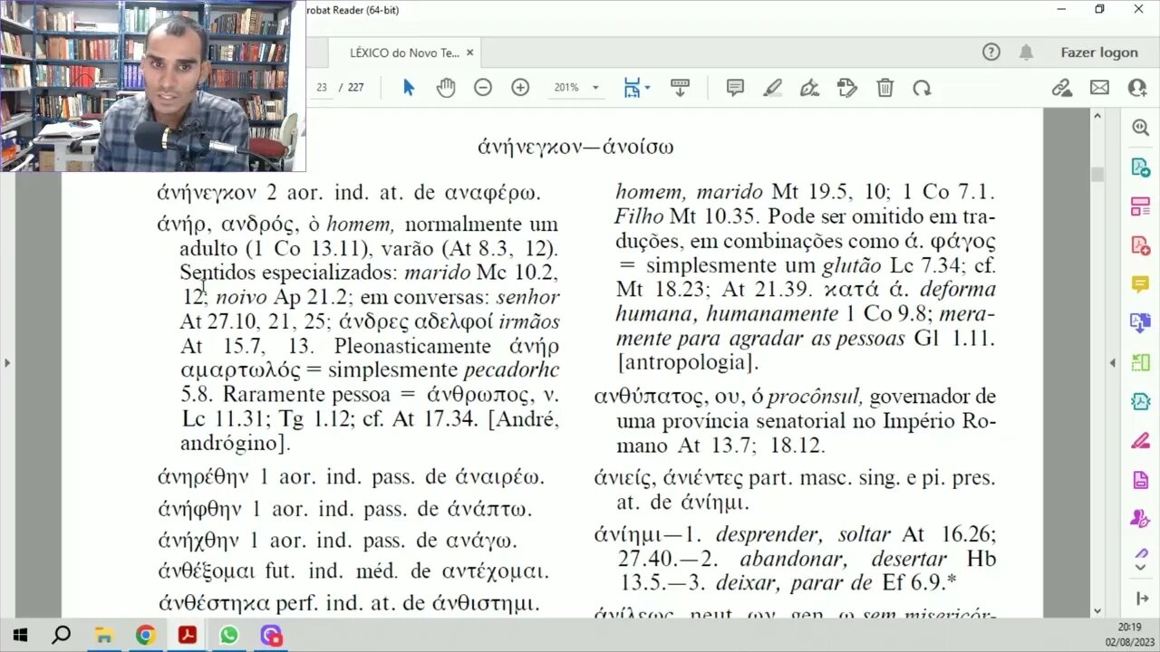 1 Timóteo 2:12 é homem ou marido intercambialidade de significados das palavras