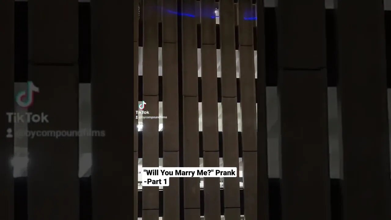 The "Will You Marry Me?" prank in downtown - PART 1 #funny #prank #hilarious #projector #marryme