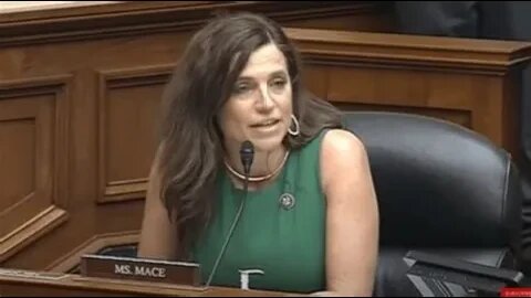 Rep Mace destroys nonbinary fool on Capital Hill