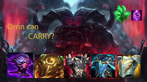 Ornn top but I have to CARRY THE GAME! (Crazy) League of Legends