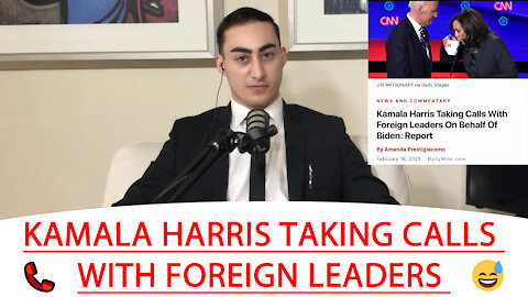 🔴 KAMALA HARRIS TAKING CALLS WITH FOREIGN LEADERS 📞 😅