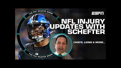 🚨Schefter’s injury updates🚨 David Montgomery, Patrick Mahomes, TJ Watt & more! | The Pat McAfee Show