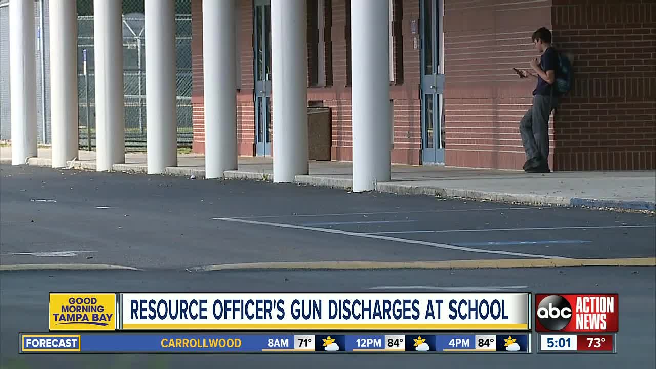 SRO's gun accidentally fires in Wesley Chapel school cafeteria