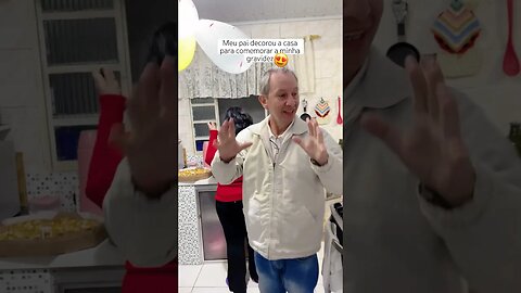 Meu pai decorou a casa 🏠 para comemorar a minha gravidez 🥰