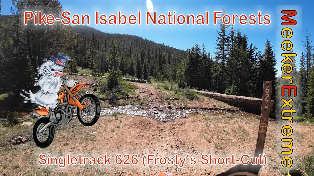 Pike-San Isabel National Forests - Captain Jack's Singletrack 626 (Frosty's Short-Cut)