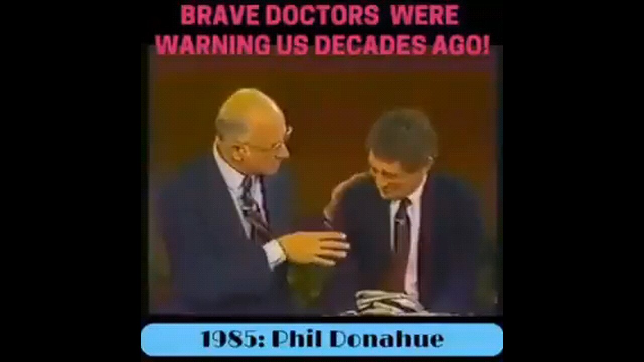1985! Brave Doctors Tell the Truth! 👏🏼👏🏼👏🏼