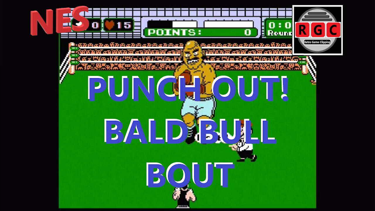 Punch Out - Bald Bull Fight - Retro Game Clipping