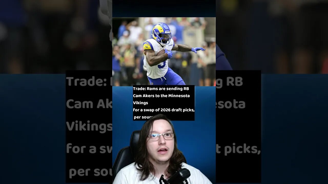 Rams Trade Cam Akers to Minnesota for a Swap of 2026 picks!