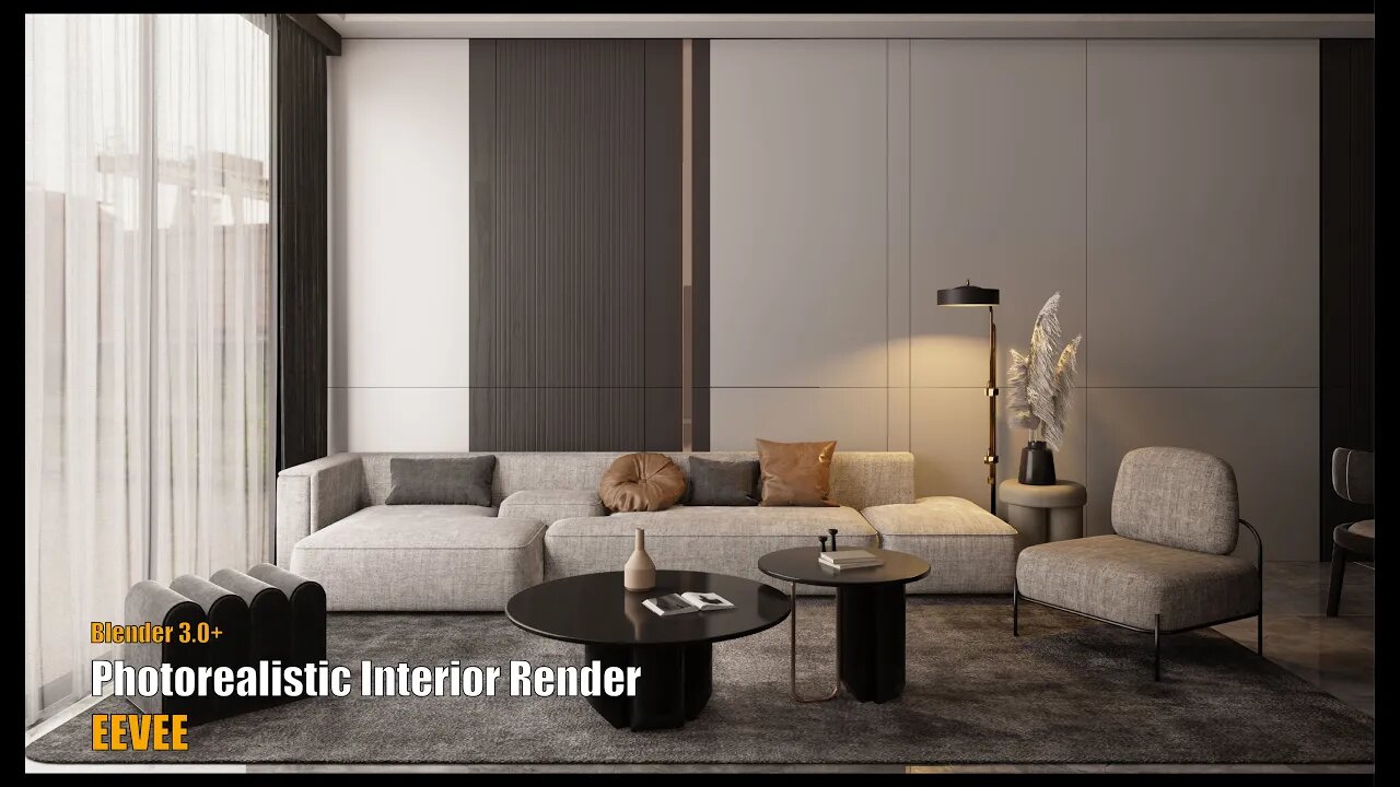 How to Create Realistic Interior Lighting and Rendeing in Blender 3.0+ Eevee