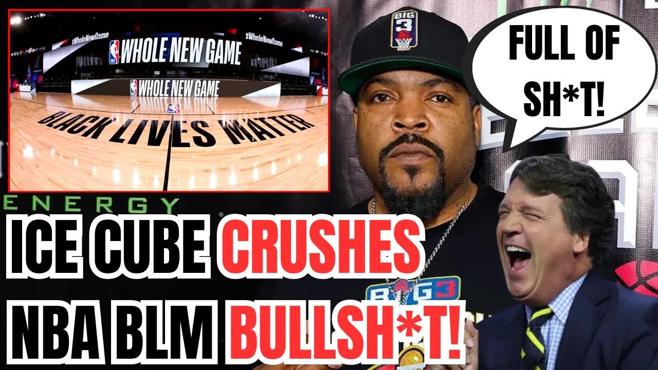 Ice Cube, Tucker Carlson DUNK On NBA's FAKE Black Lives Matter Support?! OWNS Adam Silver!