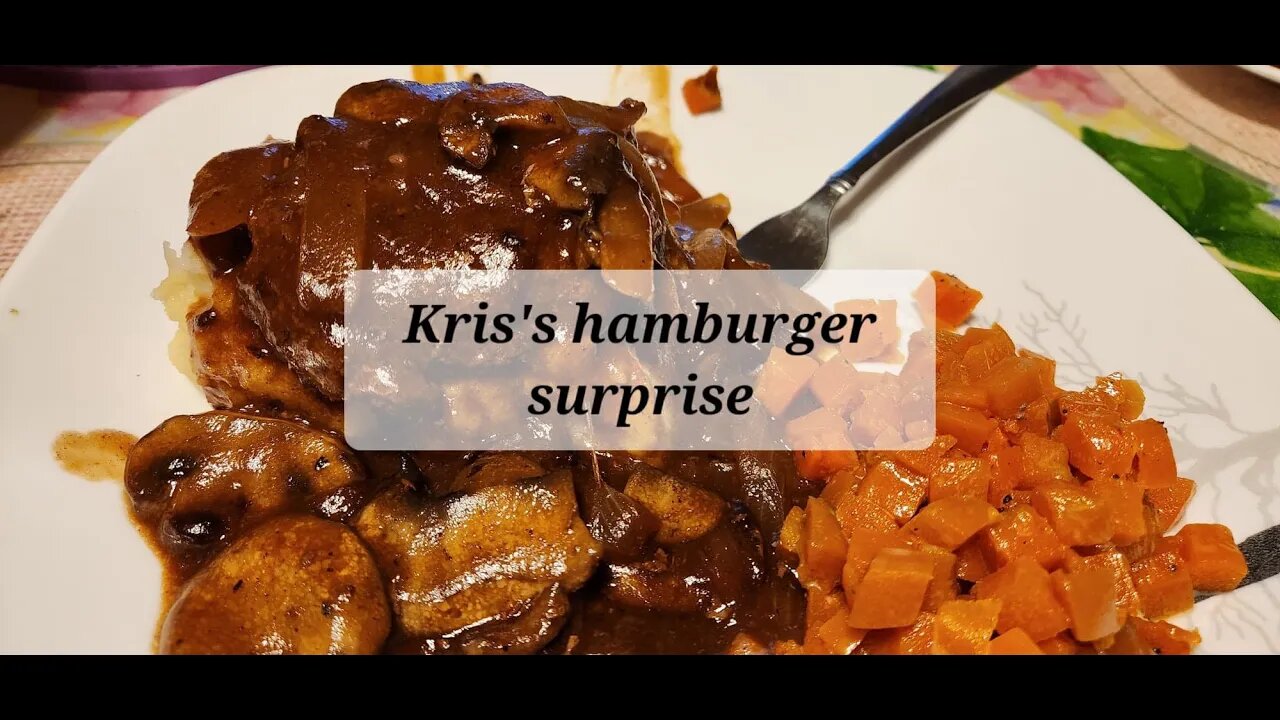 Special request what to do with hamburger patties well Kris's hamburger surprise. #hamburger