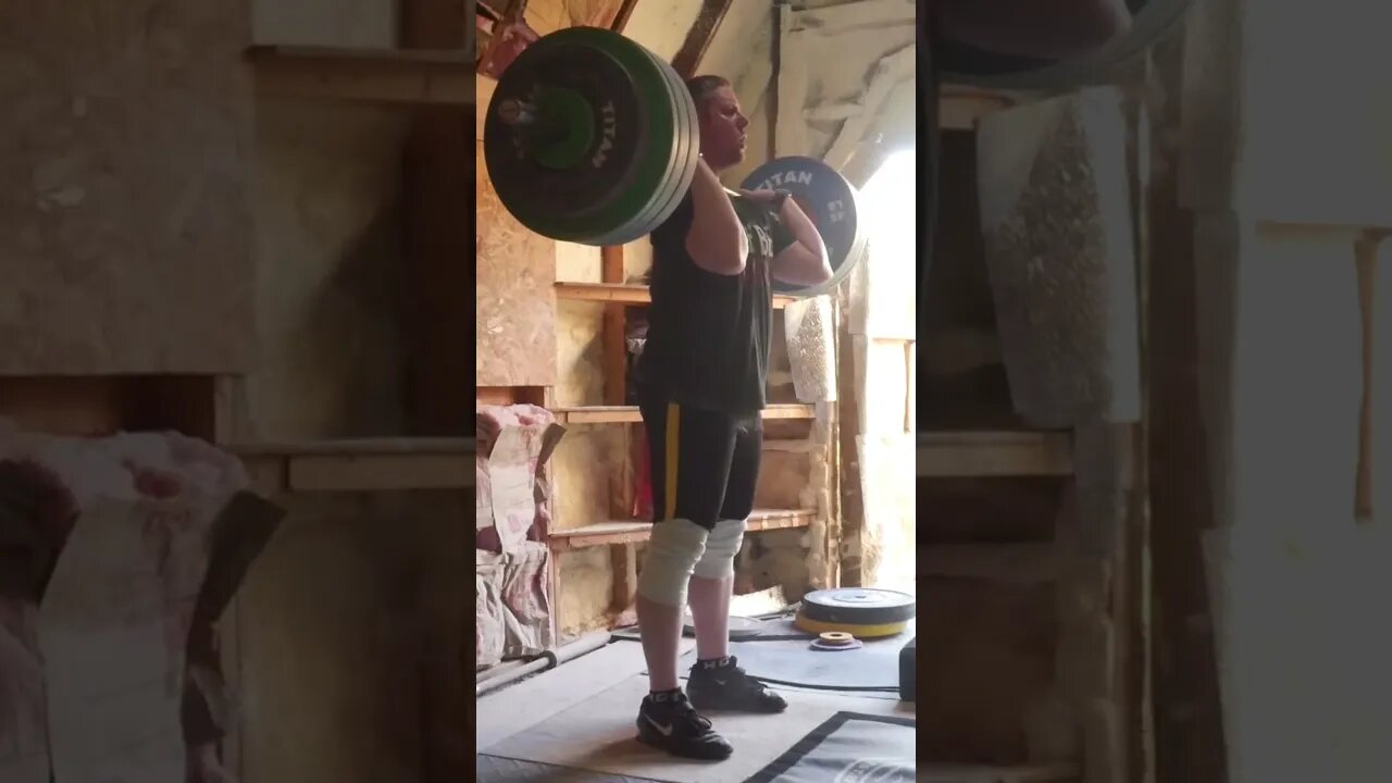 145 kg / 320 lb - Clean and Jerk