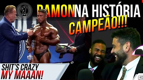 RAMON SE EMOCIONA AO SE TORNAR O PRIMEIRO BRASILEIRO VENCEDOR DO ARNOLD CLASSIC!