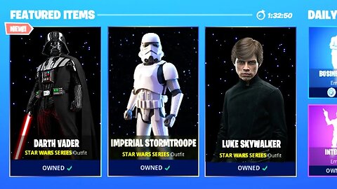 *NEW* STAR WARS SKINS OUT NOW! FORTNITE ITEM SHOP COUNTDOWN! (FORTNITE BATTLE ROYALE)