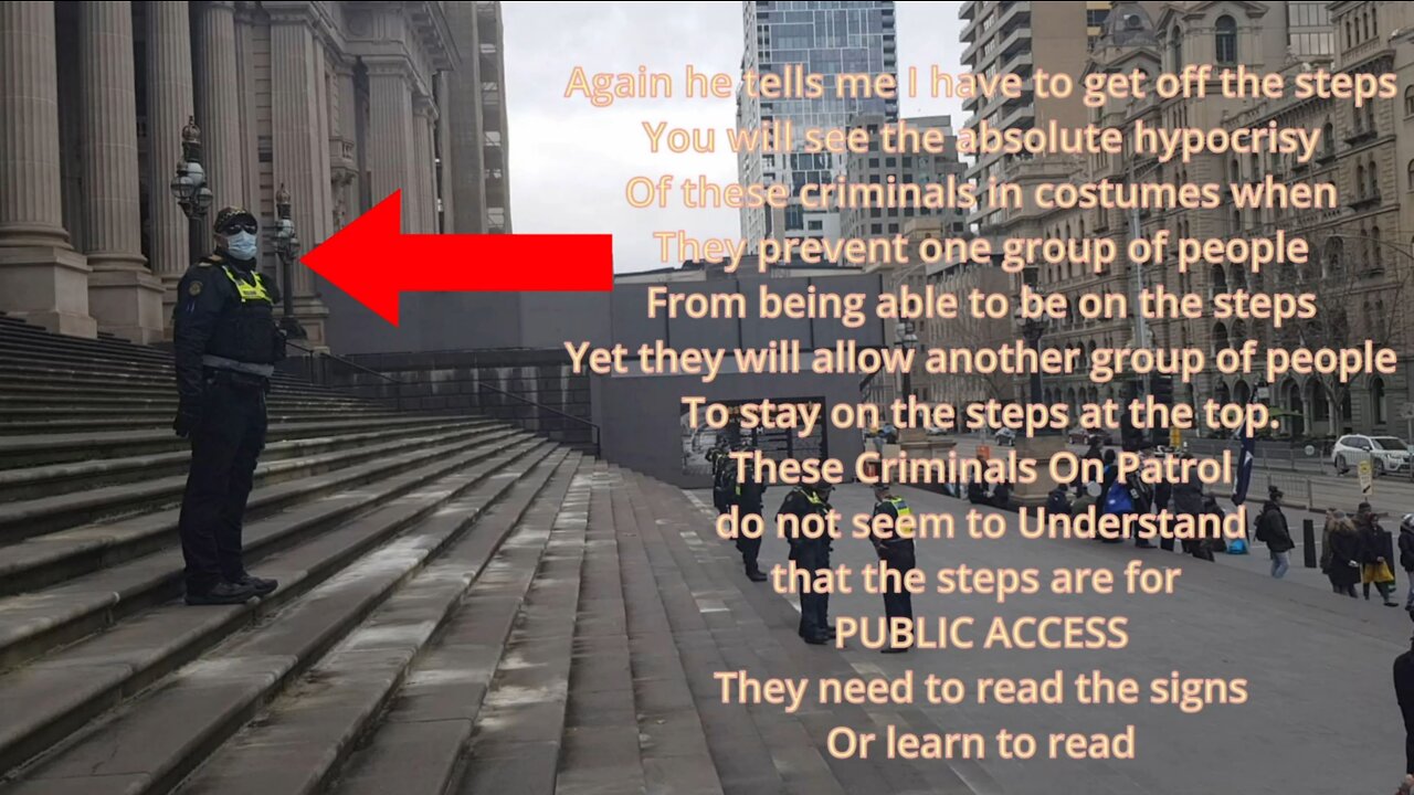 Melbourne Protest Rally - 16 07 2022 - Parliament House Steps ( Public Access ) Part 1 of 8