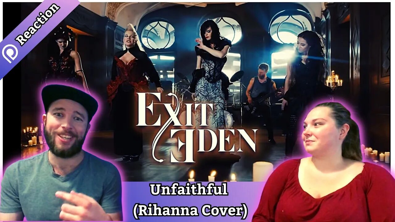 WE NEED MORE METAL COVERS | Partners React to EXIT EDEN - Unfaithful (Rihanna Cover) #reaction