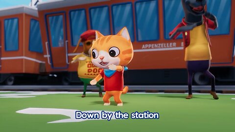 Down by the station/nursery cartoons
