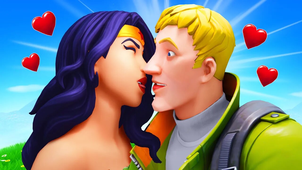 Trolling With WONDER WOMAN Skin.. (he simped)