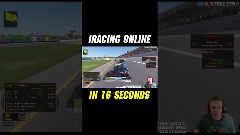 iRacing Online in 16 Seconds #Shorts #NASCAR