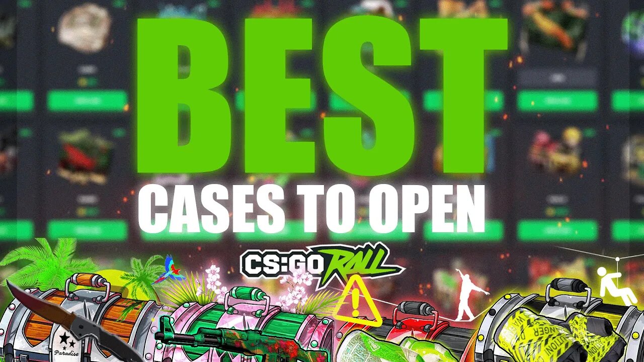 MY TOP 5 BEST CASES TO OPEN FOR PROFIT ON CSGOROLL!! | AIDENGAMBLES