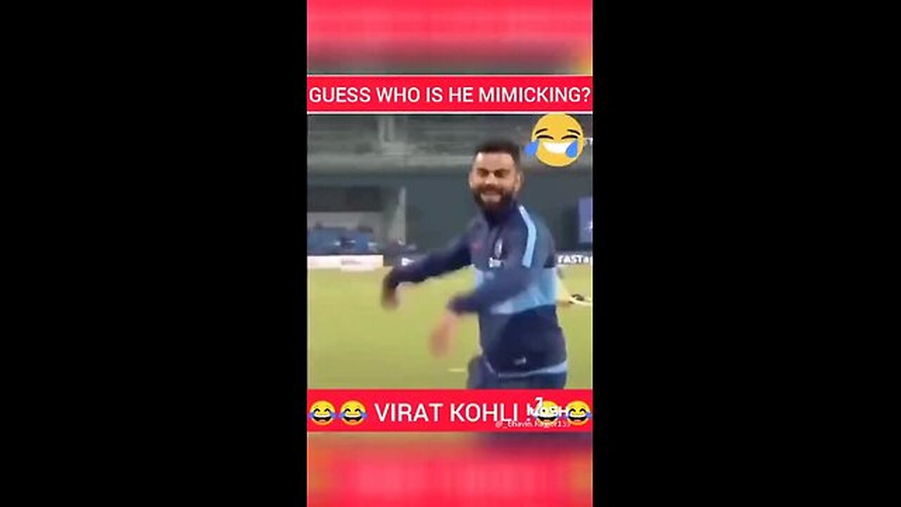 😂Virat Kohli mimicring which bowler😂