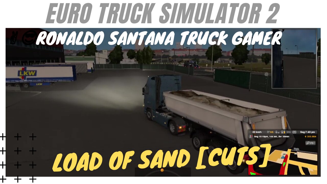 ✌️😎RONALDO SANTANA TRUCK GAMER🚚 Load of SAND [cuts]