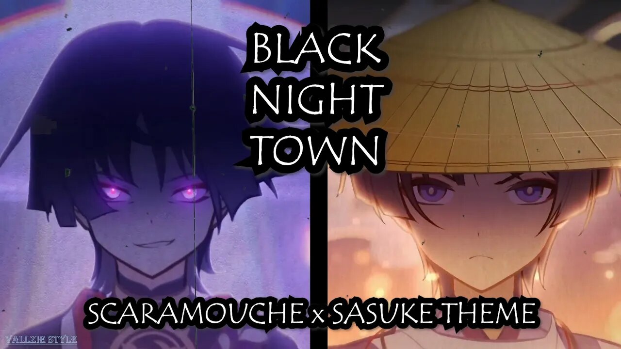 Scaramouche with Sasuke Vibes [Black Night Town] - Genshin Impact