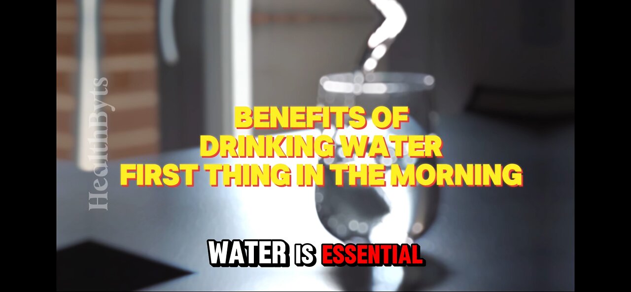 Benefits of drinking water in the morning