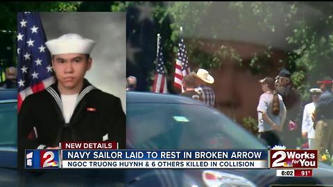 Navy sailor laid to rest in Broken Arrow