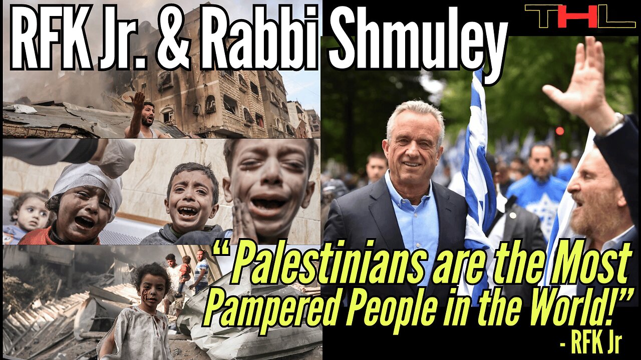 RFK Jr. is "besties" with Zionist Psychopath Rabbi Shmuley