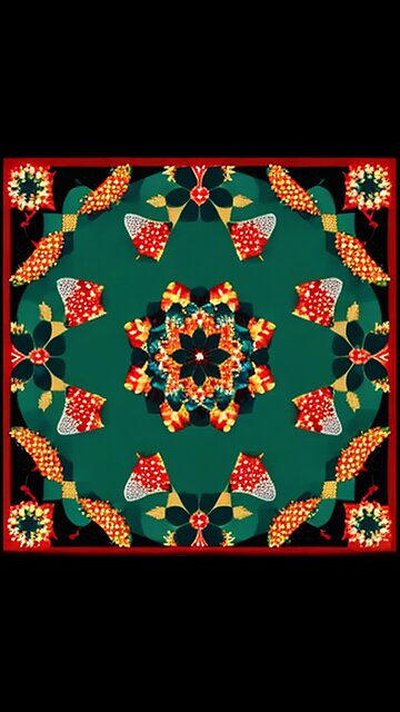 AI art: quilt pattern