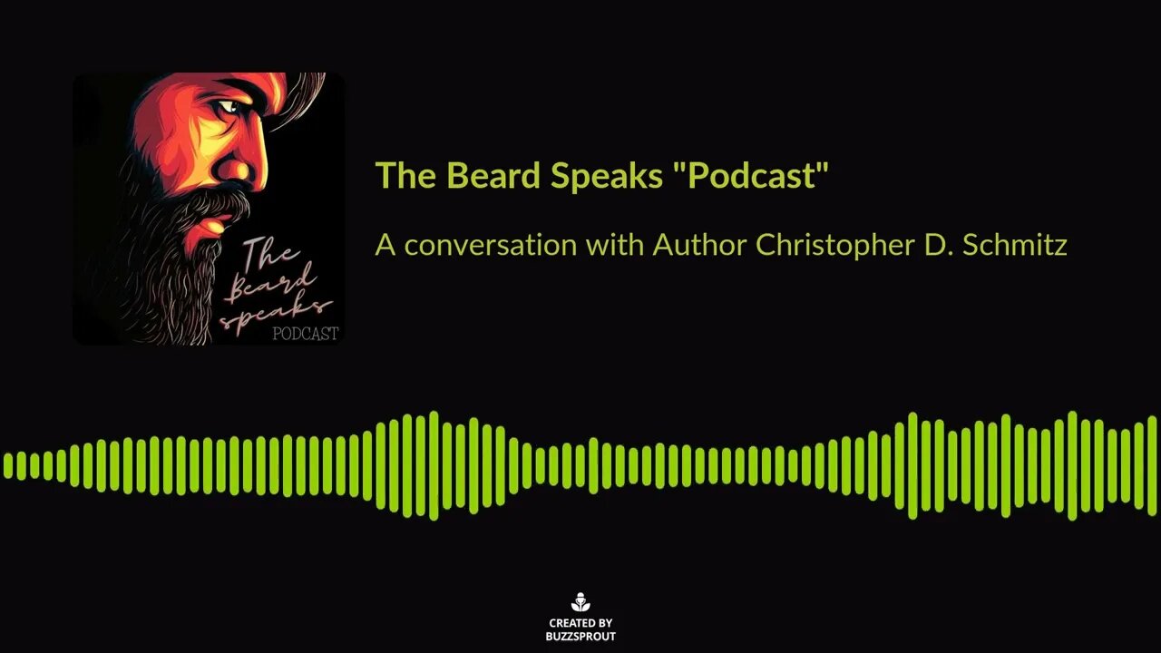 A conversation with author Christopher d Schmitz soundbite