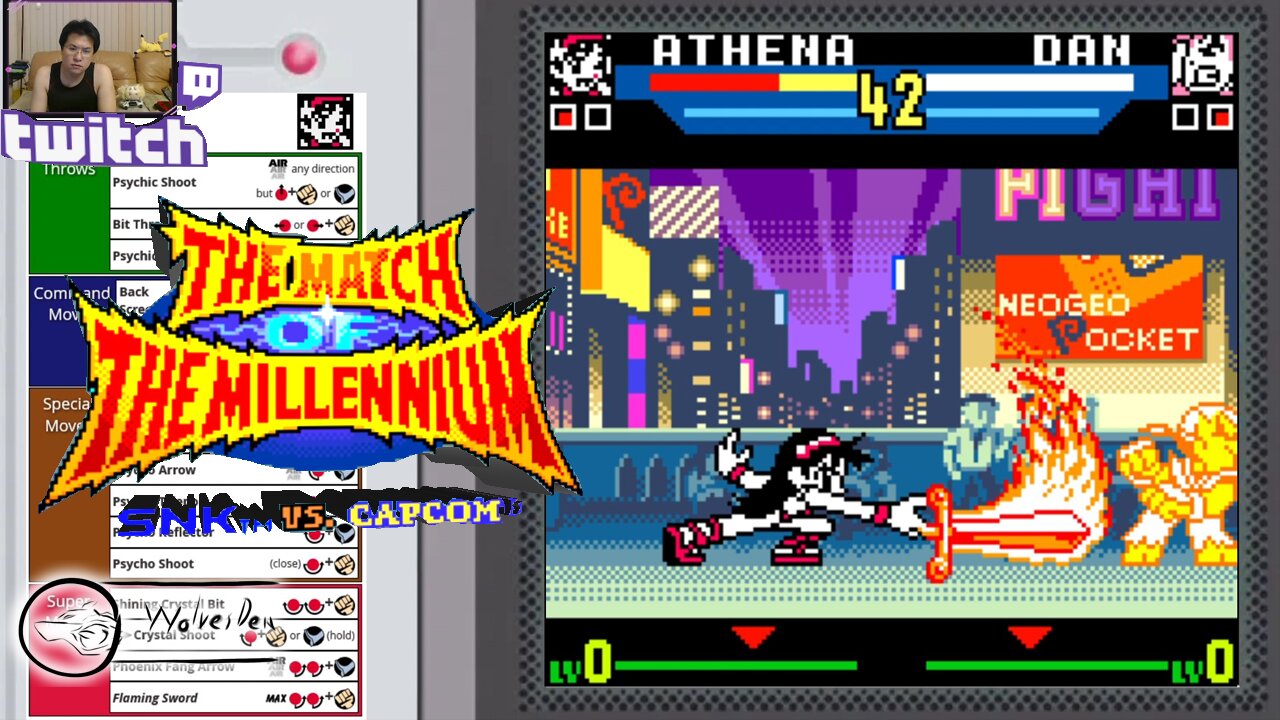 (NeoGeo Pocket Color) SNK vs. Capcom Match of the Millennium - 13 - Athena Asamiya - Lv Gamer
