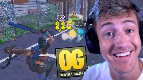 Ninja Absolutely LOVES OG Fortnite & The Double Pump!