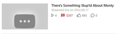 9-17-2022 The YouTube Underground "There's Something Stup1d About Monty" no chat