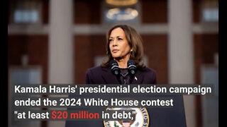 Is Kamala Harris' campaign 20M in Debt? What we know