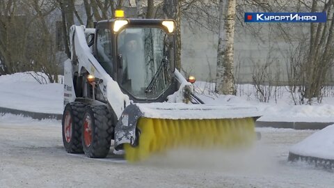 Муниципалитет Зеленогорска контролирует уборку снега в городе