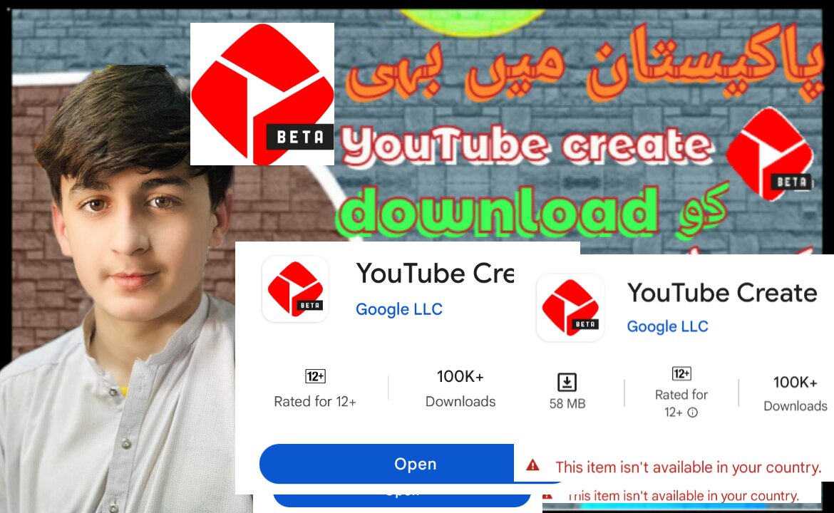 📲 How to download youtube create app in Pakistan 2023💡download YouTube create app