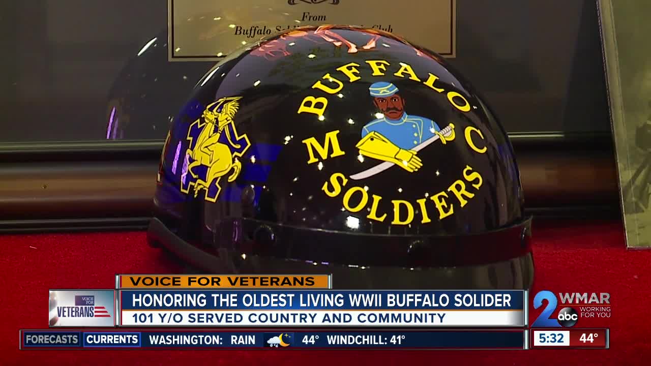 Community honors the oldest living WWII Buffalo Solider