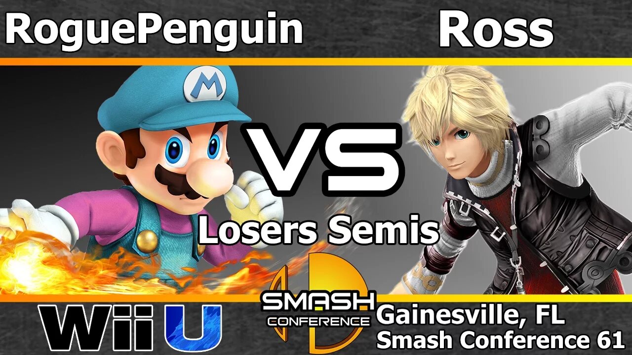 RoguePenguin (Mario) vs. VGR|DMG Ross (Toon Link & Shulk) - Losers Semis - SC61