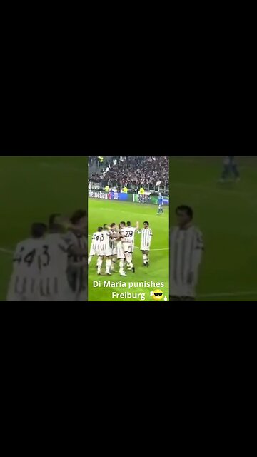 Juventus-Friburgo 1-0 ci pensa il solito Di Maria #shorts