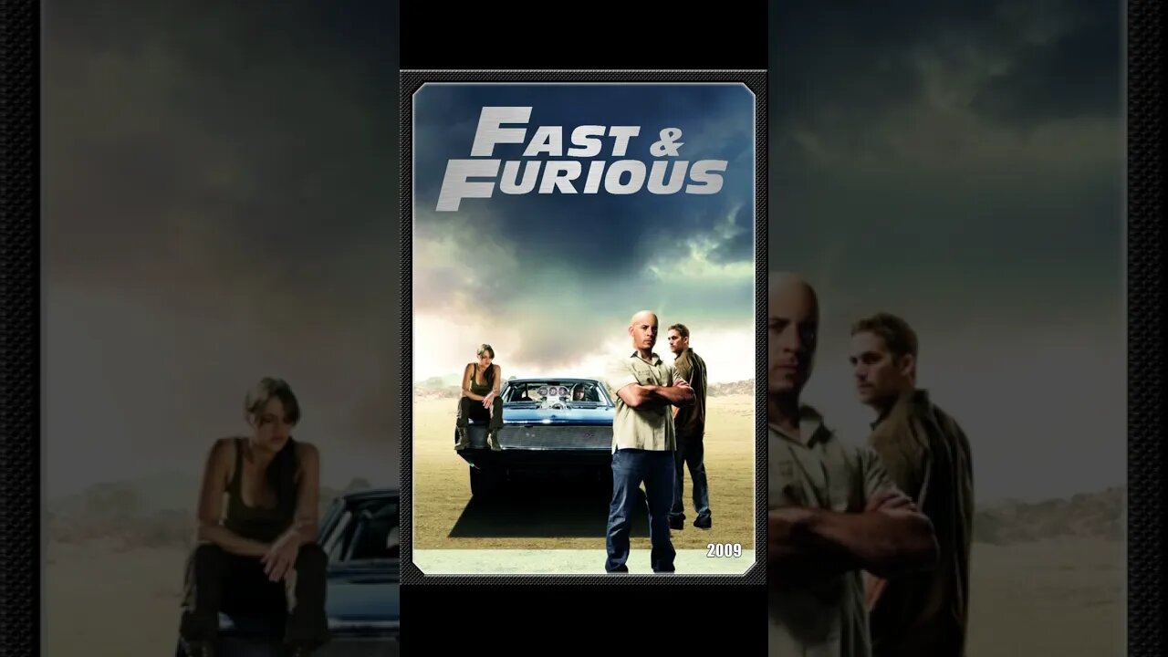 the Fast & the Furious Franchise Posters