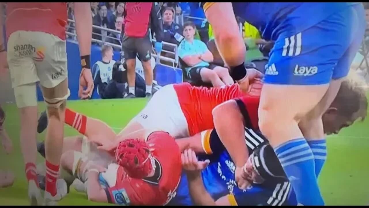 James Ryan had to see a Red Card for this